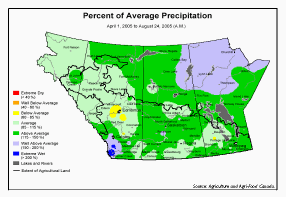 Prairie precipitation